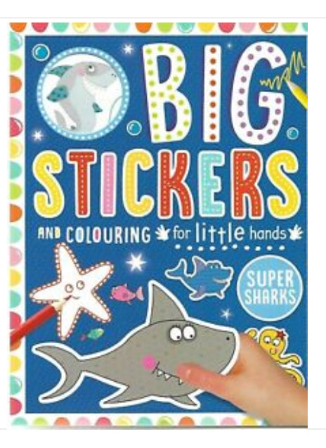 Book Big Sticker Super Sharks 3+