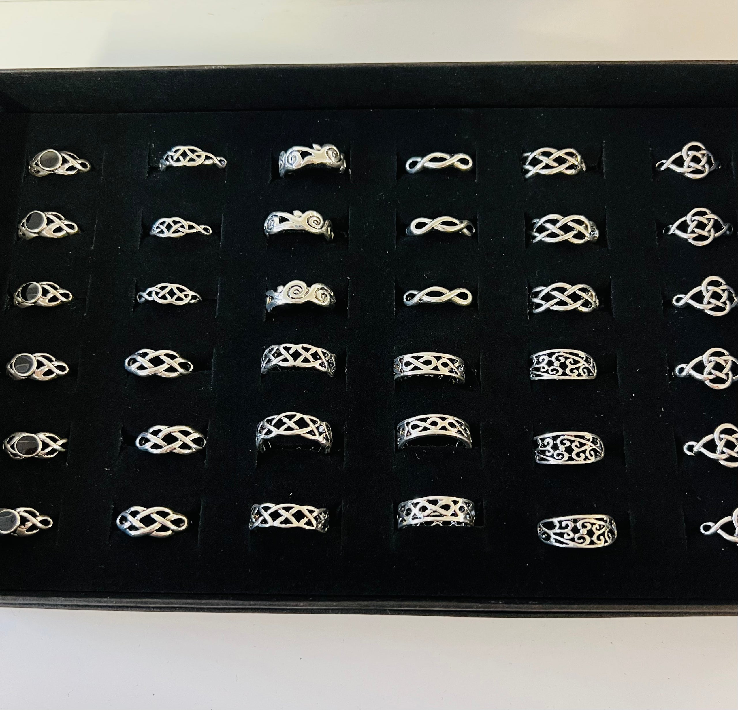 Silver Plated Celtic Rings
