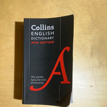 Book - Collins Mini English Dictionary - New Lanark Spinning Company