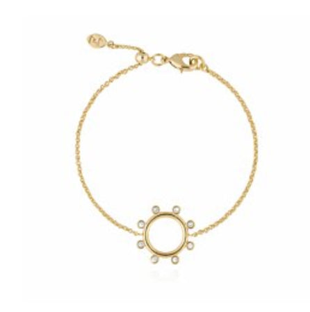 Joma Zahra Gold Hoop Bracelet