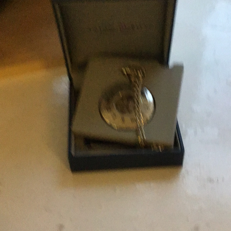 Silver pocket watch - New Lanark Spinning Company