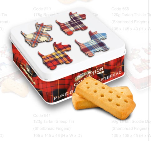 Campbells Shortbread 90g Gift Tin