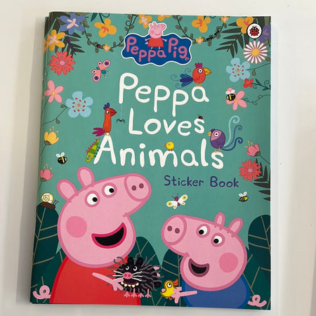 Book - Peppa Pig Loves Animals Sticker Book