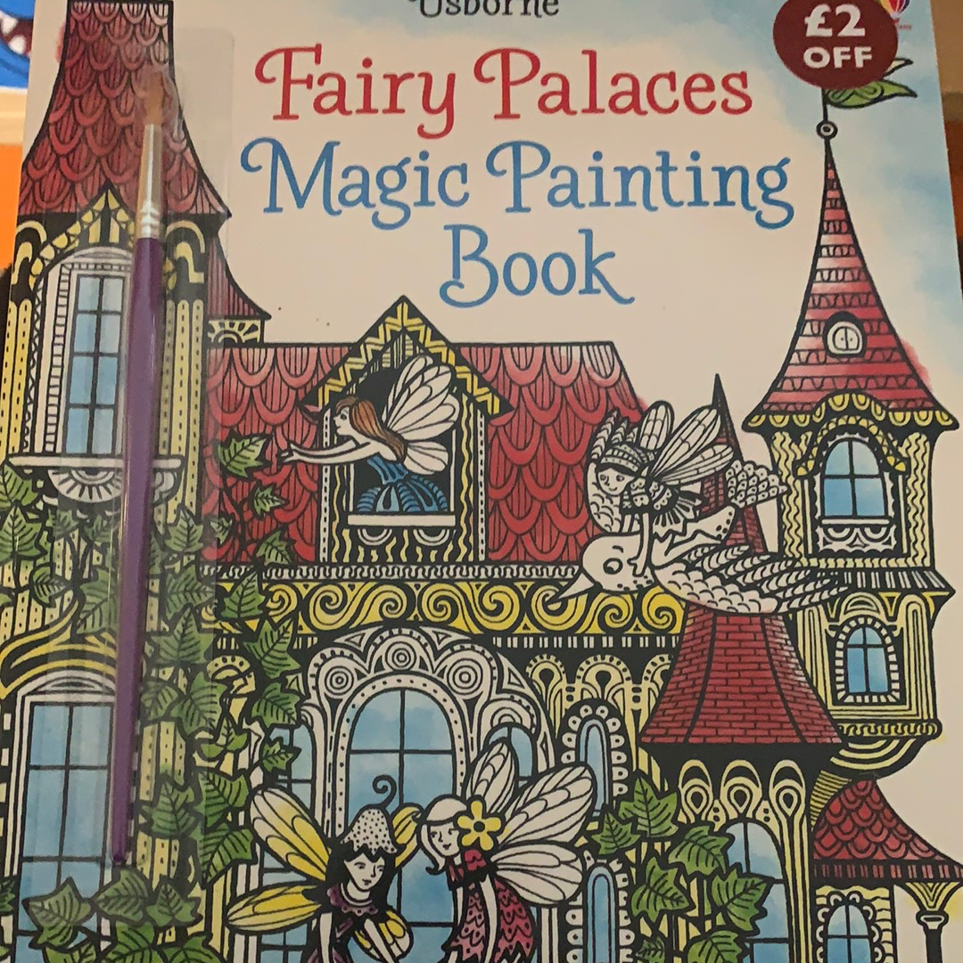 Book - Fairy Palaces Magic Painting Book