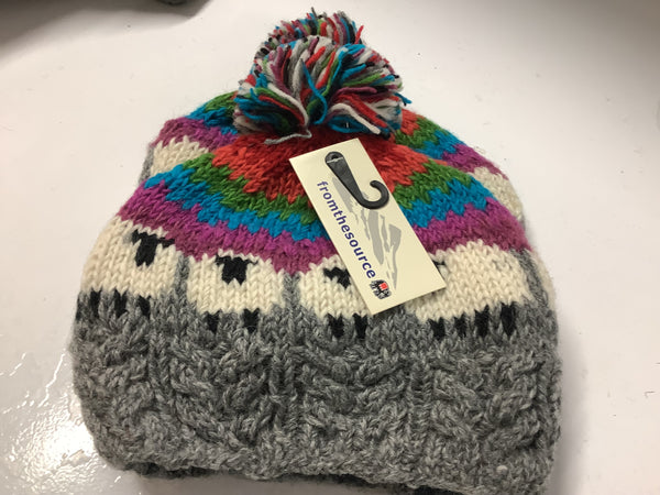 Sheep Bobble Hat