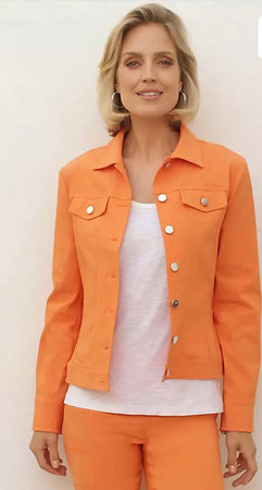 Pomodoro Jean Jacket - Orange