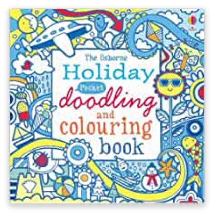 Book Usborne Pocket Doodling & Colouring