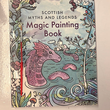 Book - Magic Painting Book, Scottish Myths and Legends