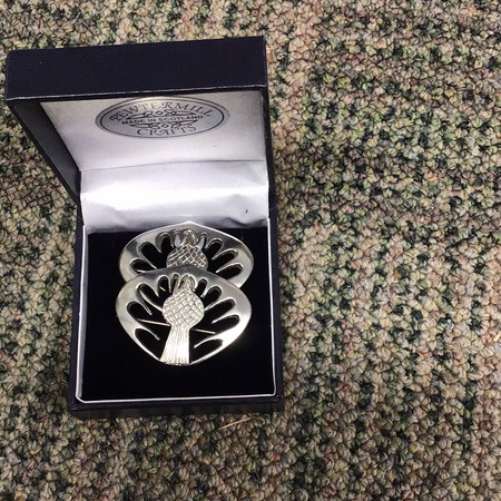 Thistle brooch - New Lanark Spinning Company