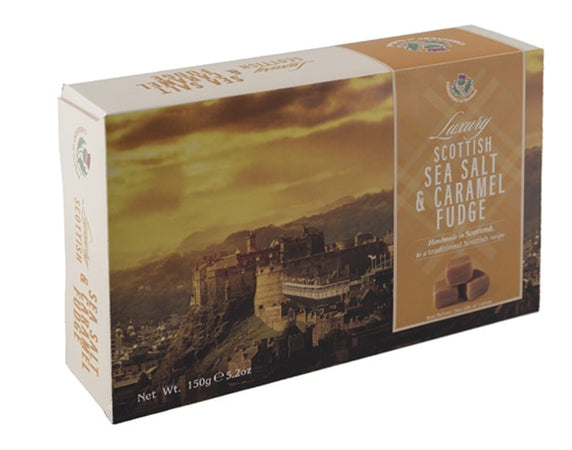 Luxury Scottish Sea Salt & Caramel Fudge