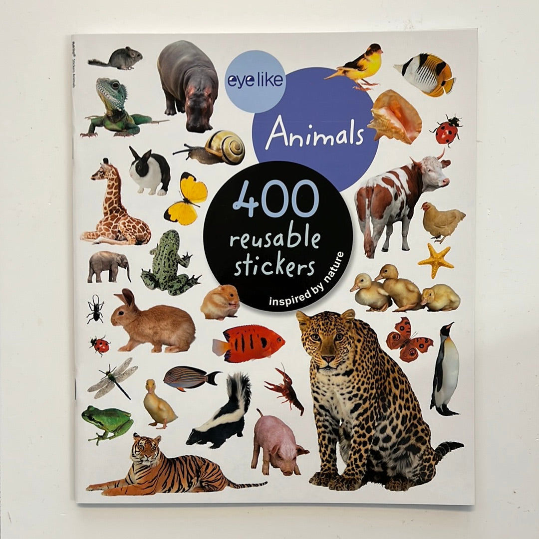 Book - Reusable Stickers, Animals