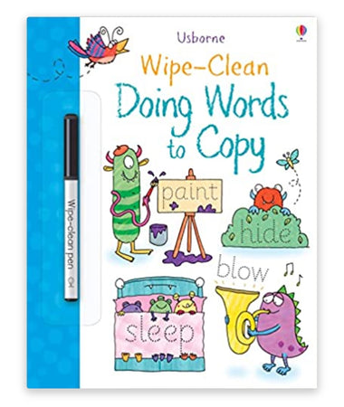 Book Wipe Clean Doing Words To Copy