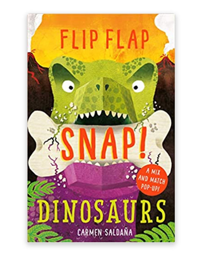 Book - Flip Flap Snap Dinosaur