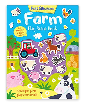 Book Farm Play Scene Felt Stickers