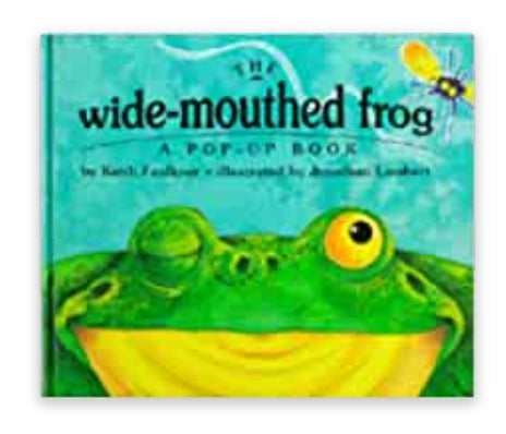Book Pop Up The Wide Mouthed Frog