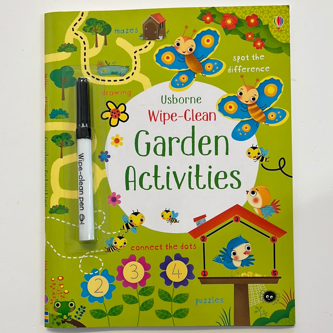 Book - Wipe Clean Garden Activities