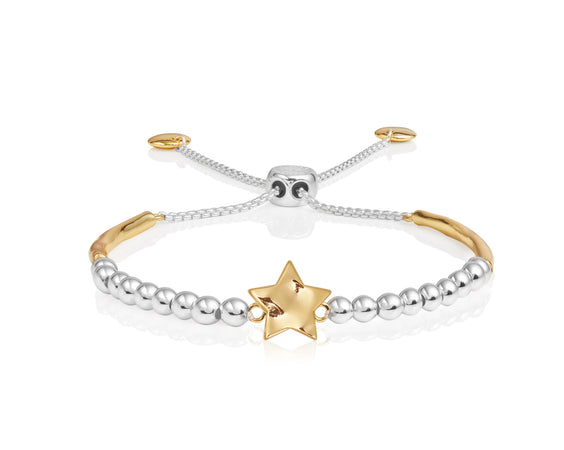 Joma Jewellery Bracelet Bar Hammered Star Ball