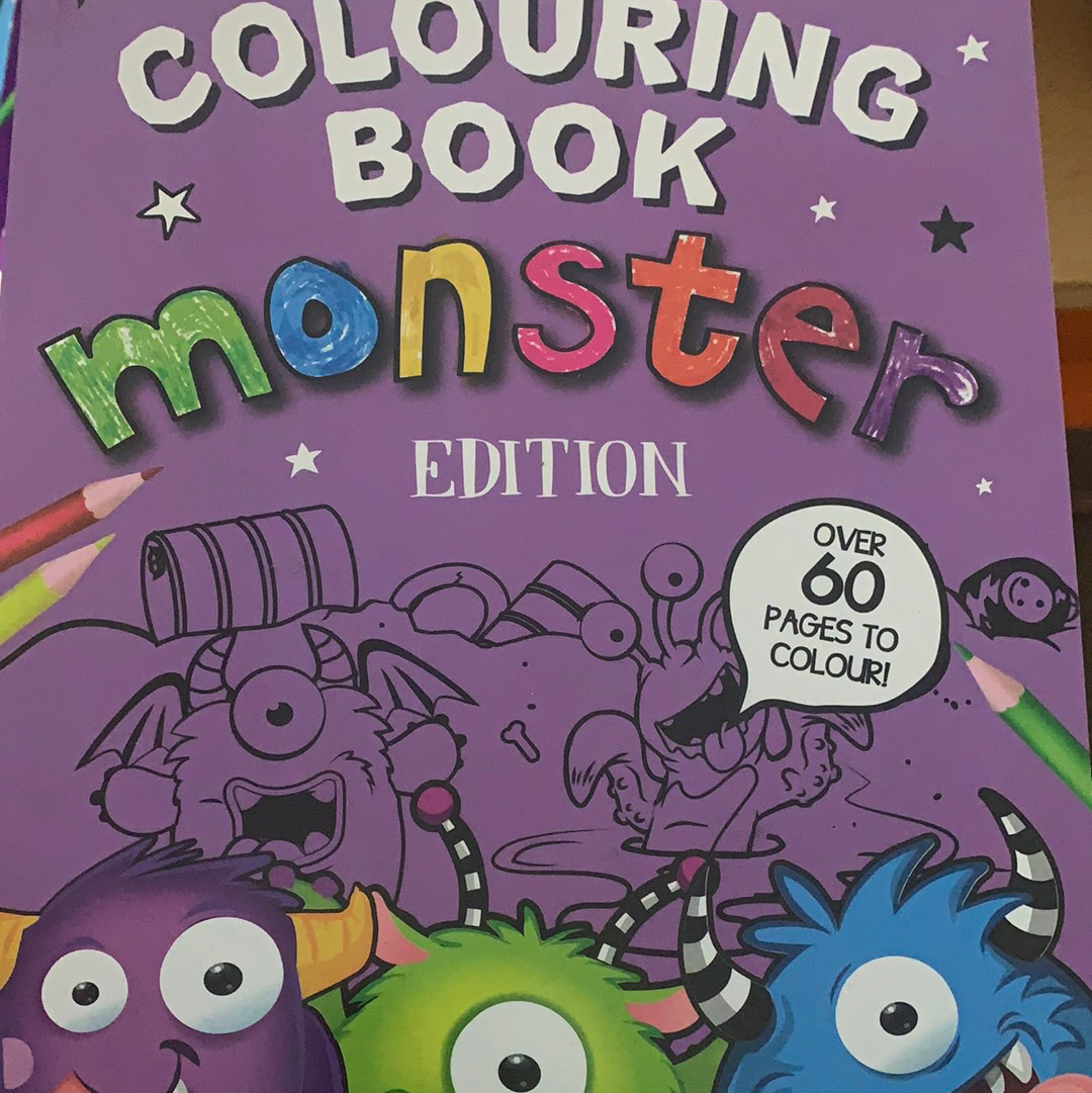 Book - Colouring Book, Monster Edition