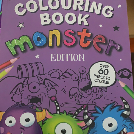 Book - Colouring Book, Monster Edition - New Lanark Spinning Company
