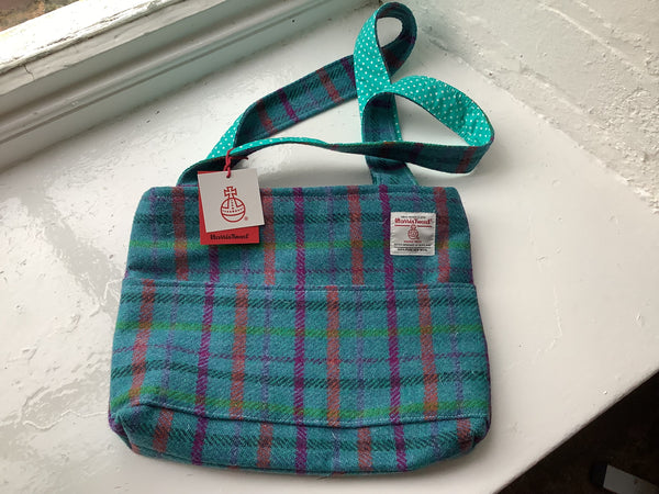 Harris Tweed Tote Bag - 2 Front Pockets